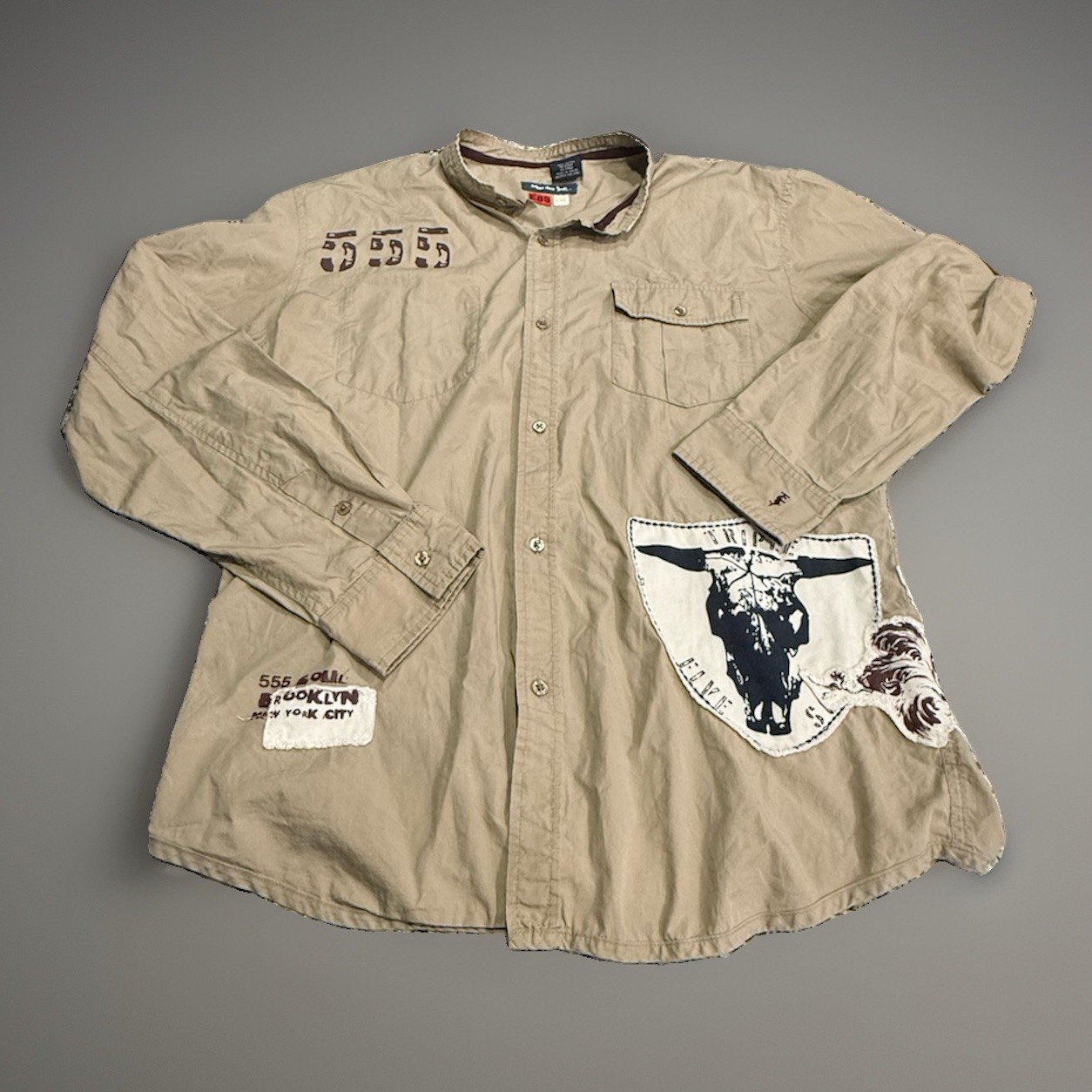 Vintage Triple Five Soul E89 Long Sleeve Button Western XXL Y2K Vintage Triple Five Soul E89 Long Sleeve Button Western XXL Y2K