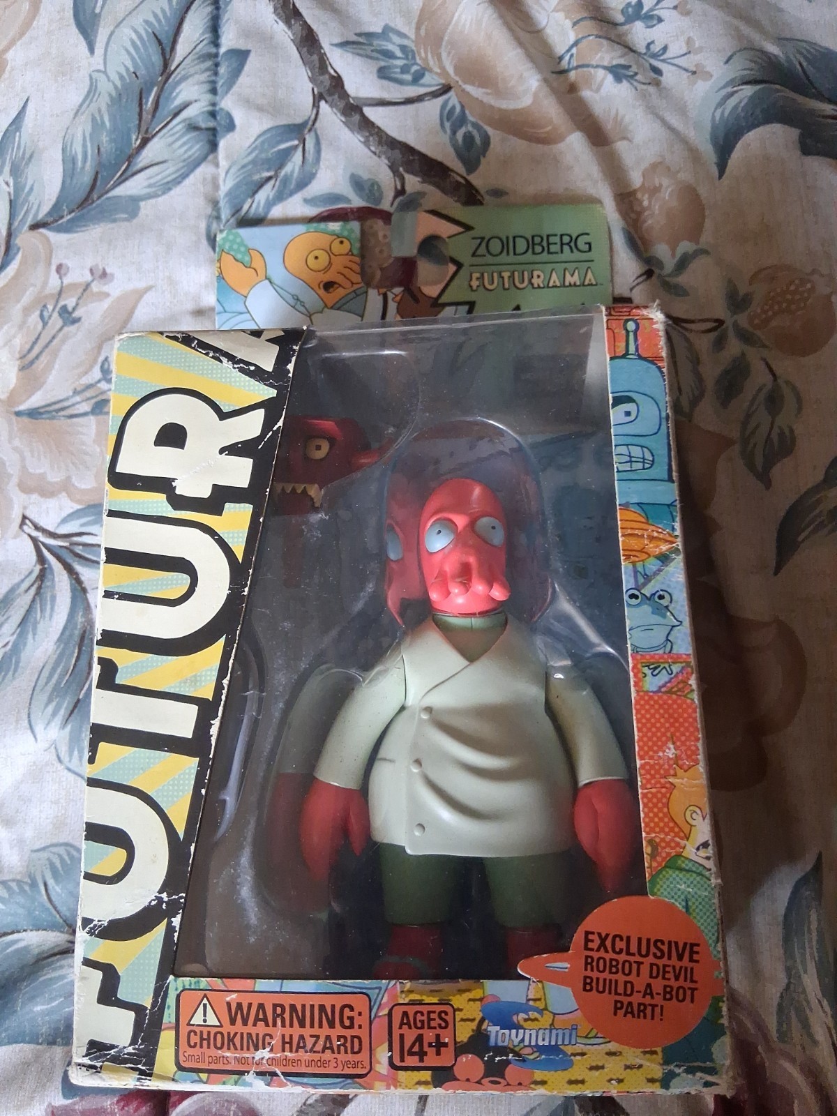Futurama TOYNAMI 2007 SERIES Zoidberg +Robot Devil Collectible Action Figure Futurama TOYNAMI 2007 SERIES Zoidberg +Robot Devil Collectible Action Figure