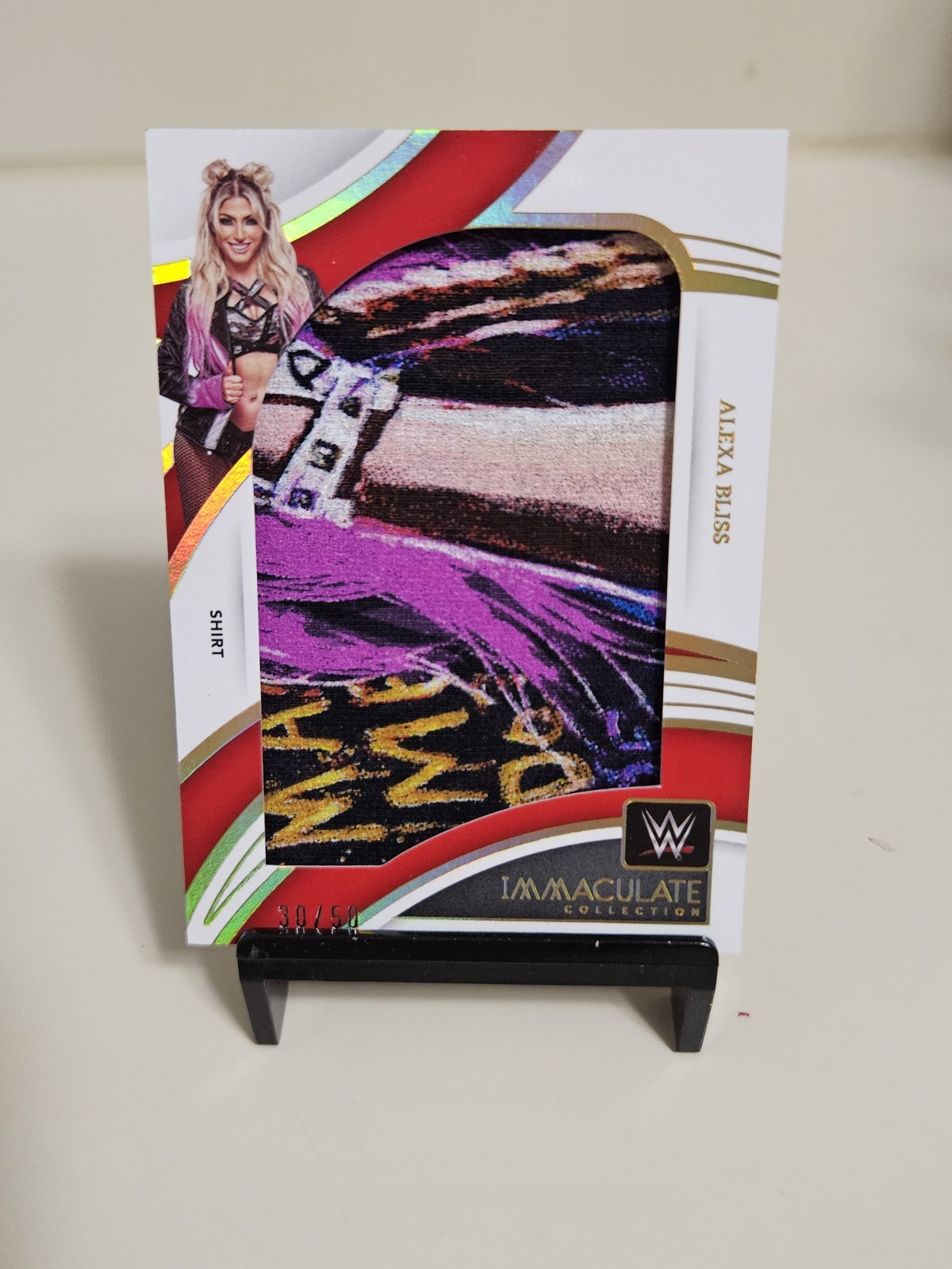 2022 Panini Immaculate WWE Jumbo Patch #JM-ABS Alexa Bliss /50 2022 Panini Immaculate WWE Jumbo Patch #JM-ABS Alexa Bliss /50