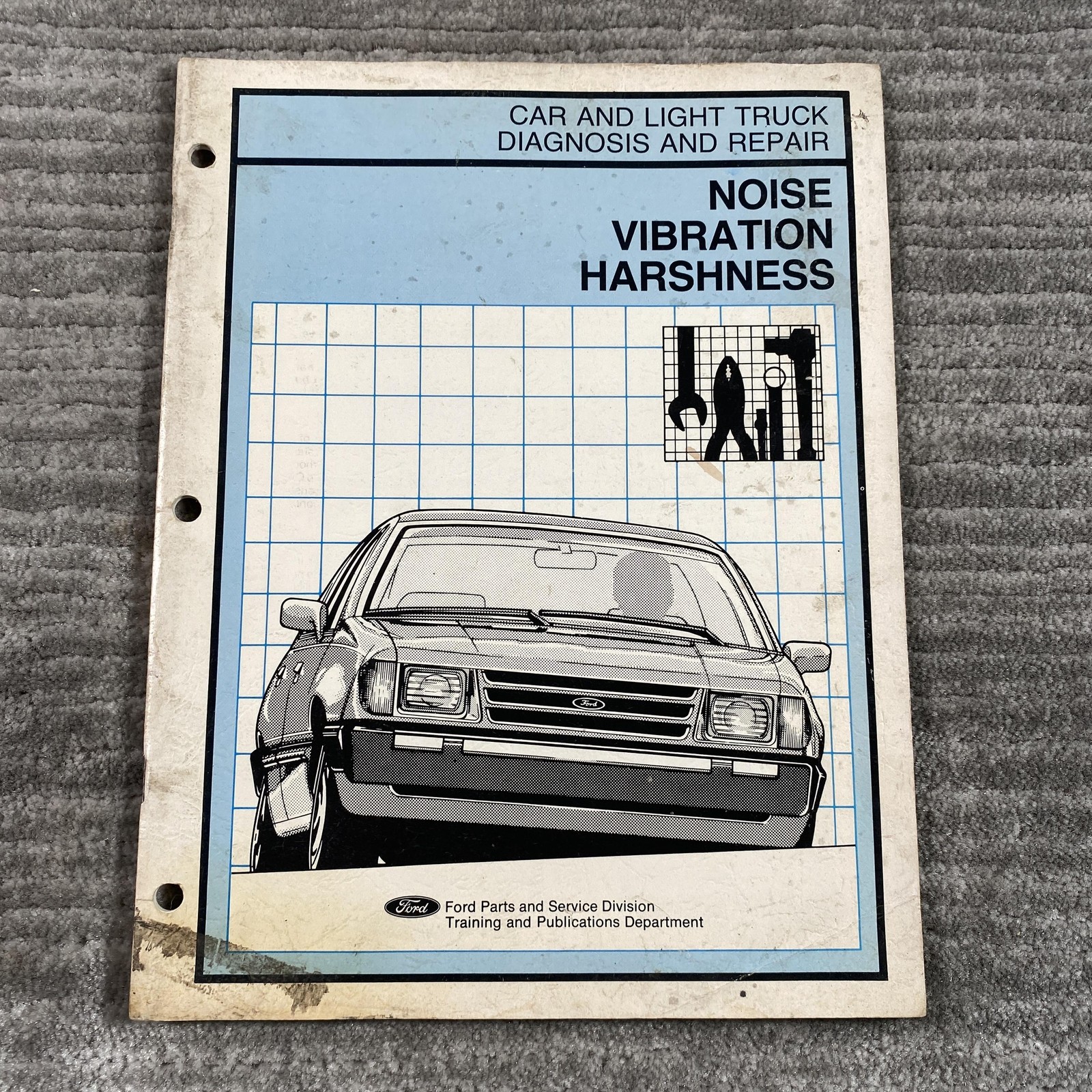 Vintage 1985 Ford Car Light Truck Diagnosis Repair Noise Vibration Harshness PB