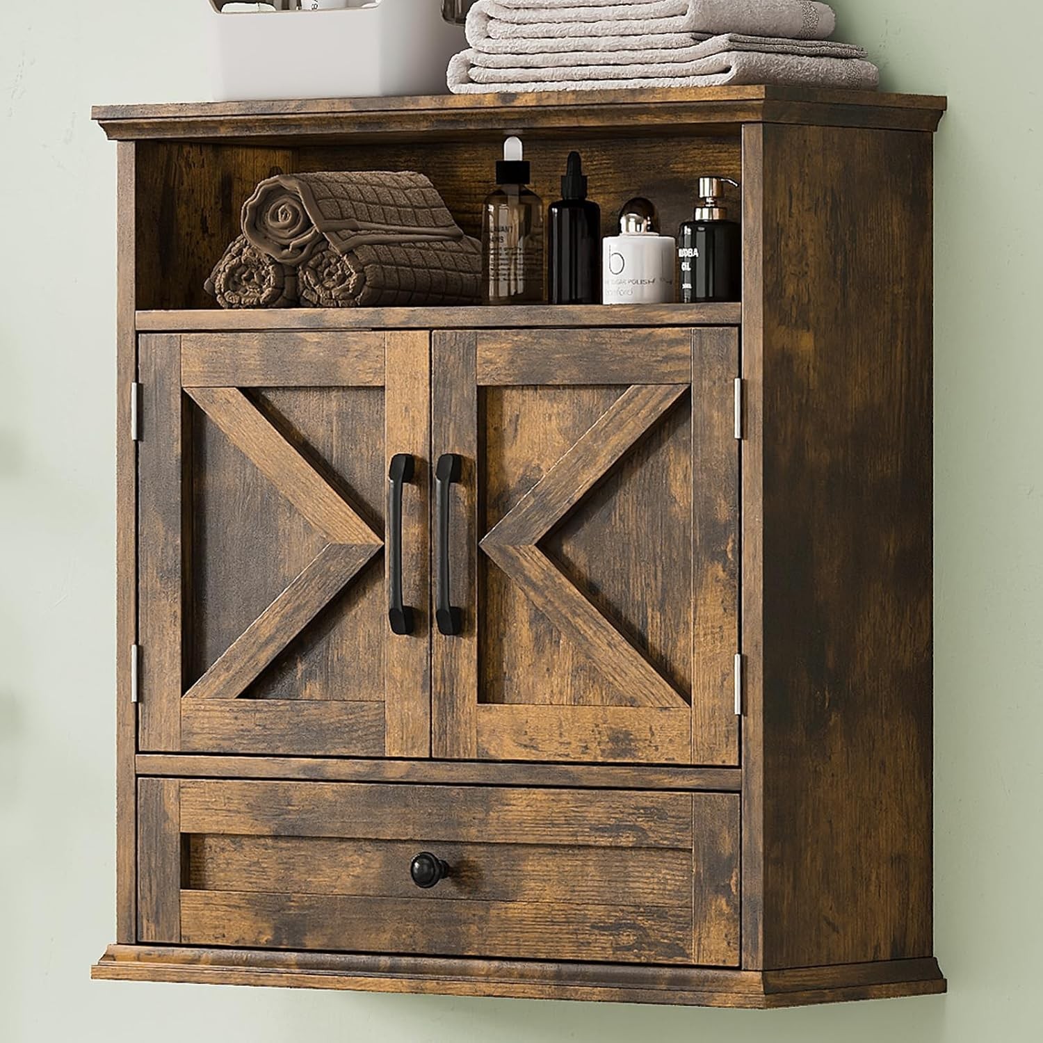Bathroom Wall Cabinet, Wall Mounted Medicine Cabinet 24.4\
