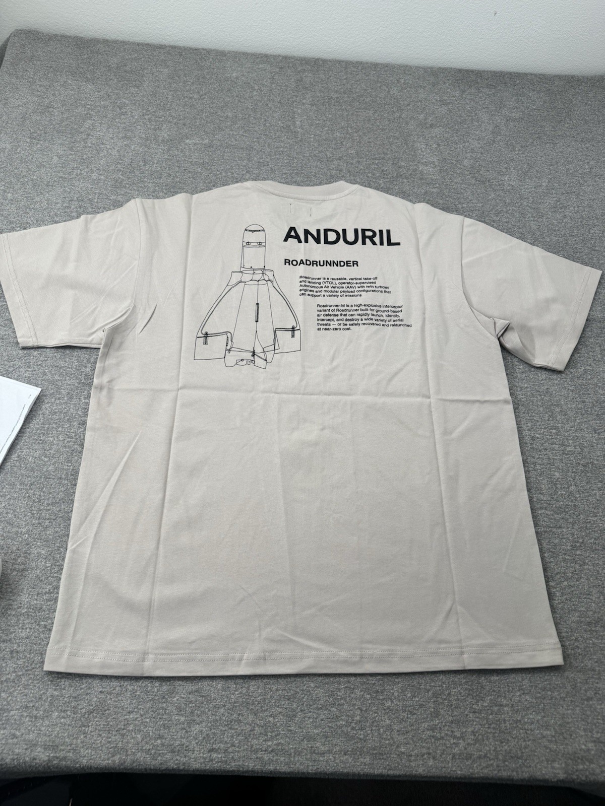 Qilo Tactical Jersey Anduril Industries Tan Short Sleeve Tee Tshirt Shirt Medium Qilo Tactical Jersey Anduril Industries Tan Short Sleeve Tee Tshirt Shirt Medium