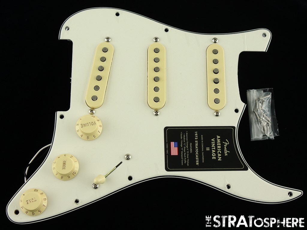 Fender AV II American Vintage 1973 Strat, LOADED PICKGUARD 73 Stratocaster
