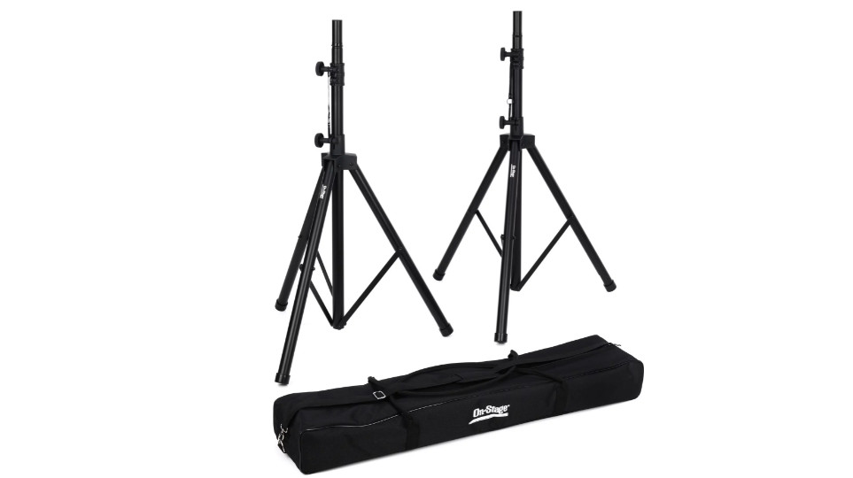 (2) On-Stage Stands SSP7950 All-Aluminum  Stand Pack with Bag Fast 