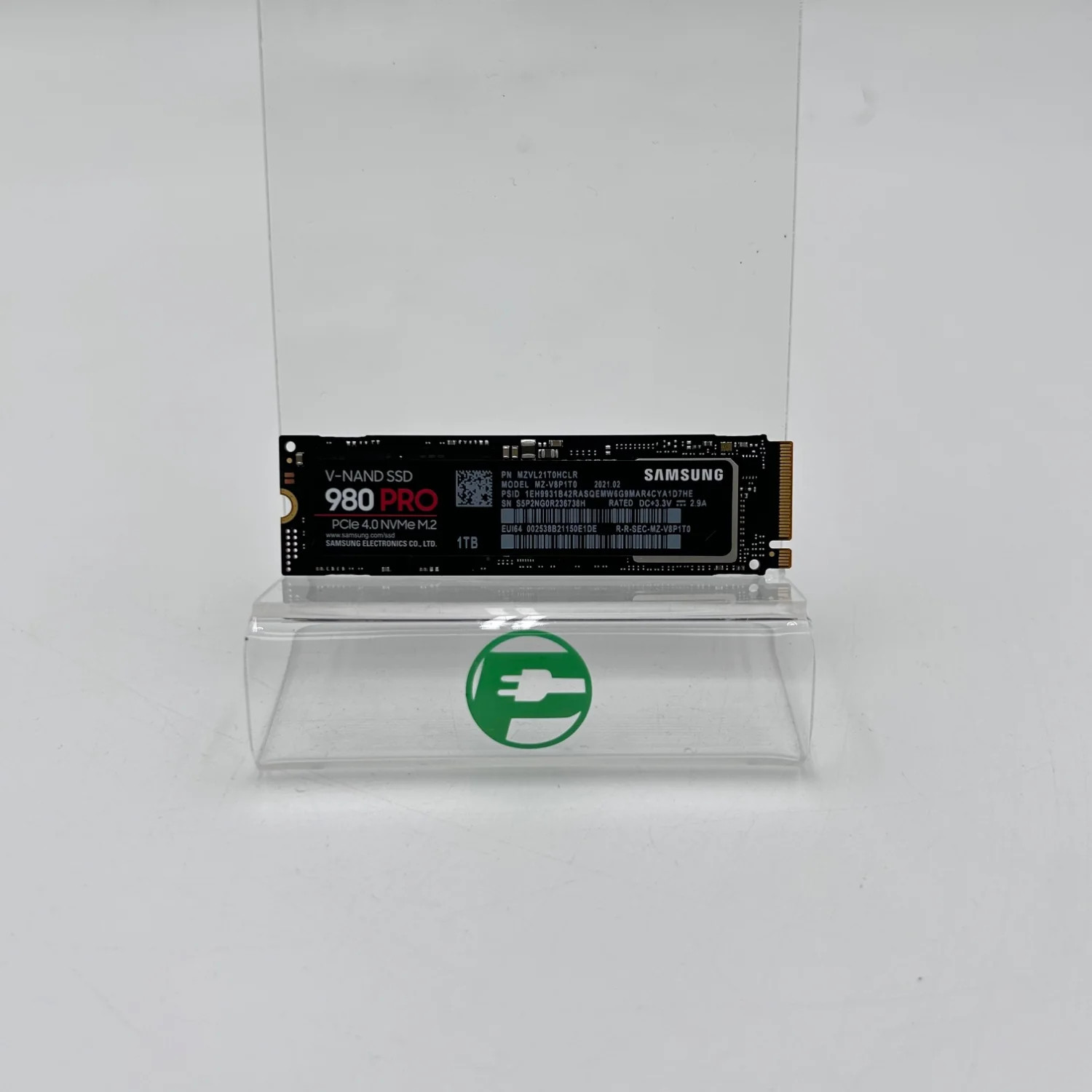 Samsung 2280mm 980 Pro 1TB M.2 NVMe Gen 4.0 x 4 SSD MZVL21T0HCLR