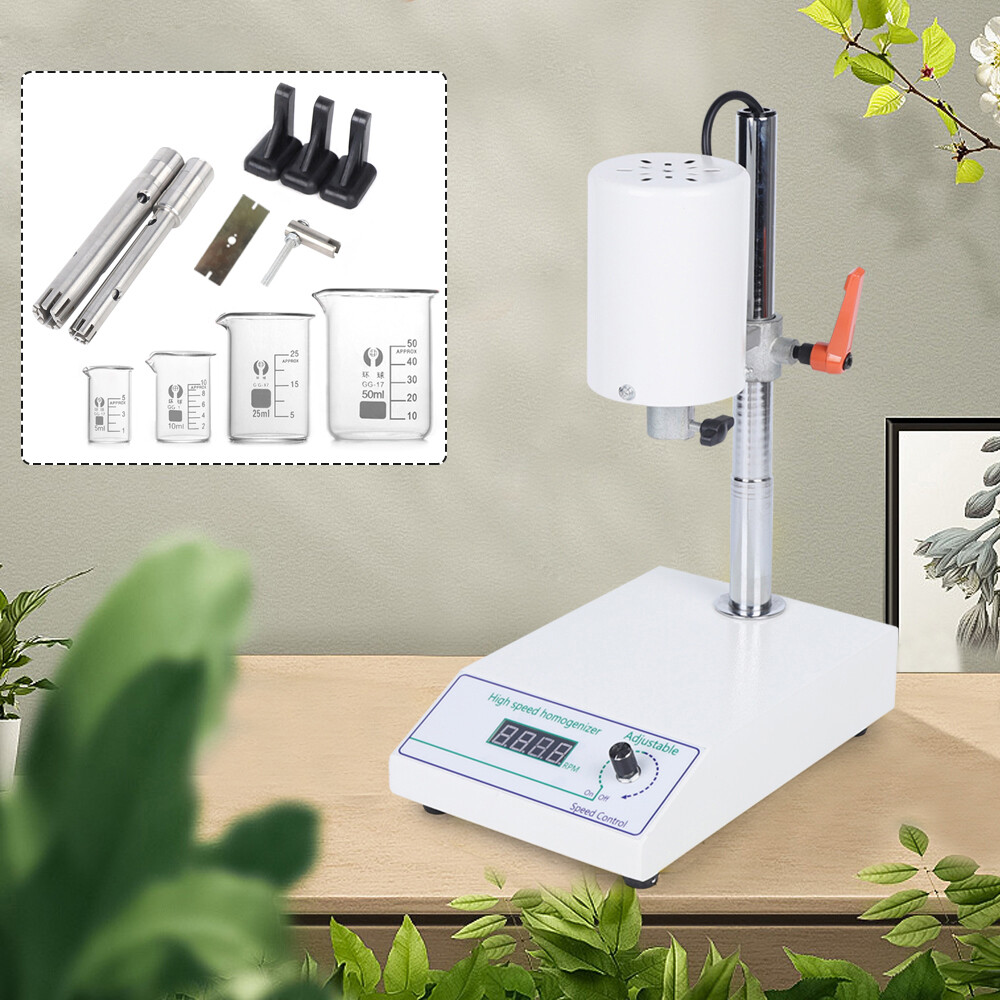 5ml-1000ml High Speed Dispersing Lab Emulsifying Machine Emulsifier Homogenizer