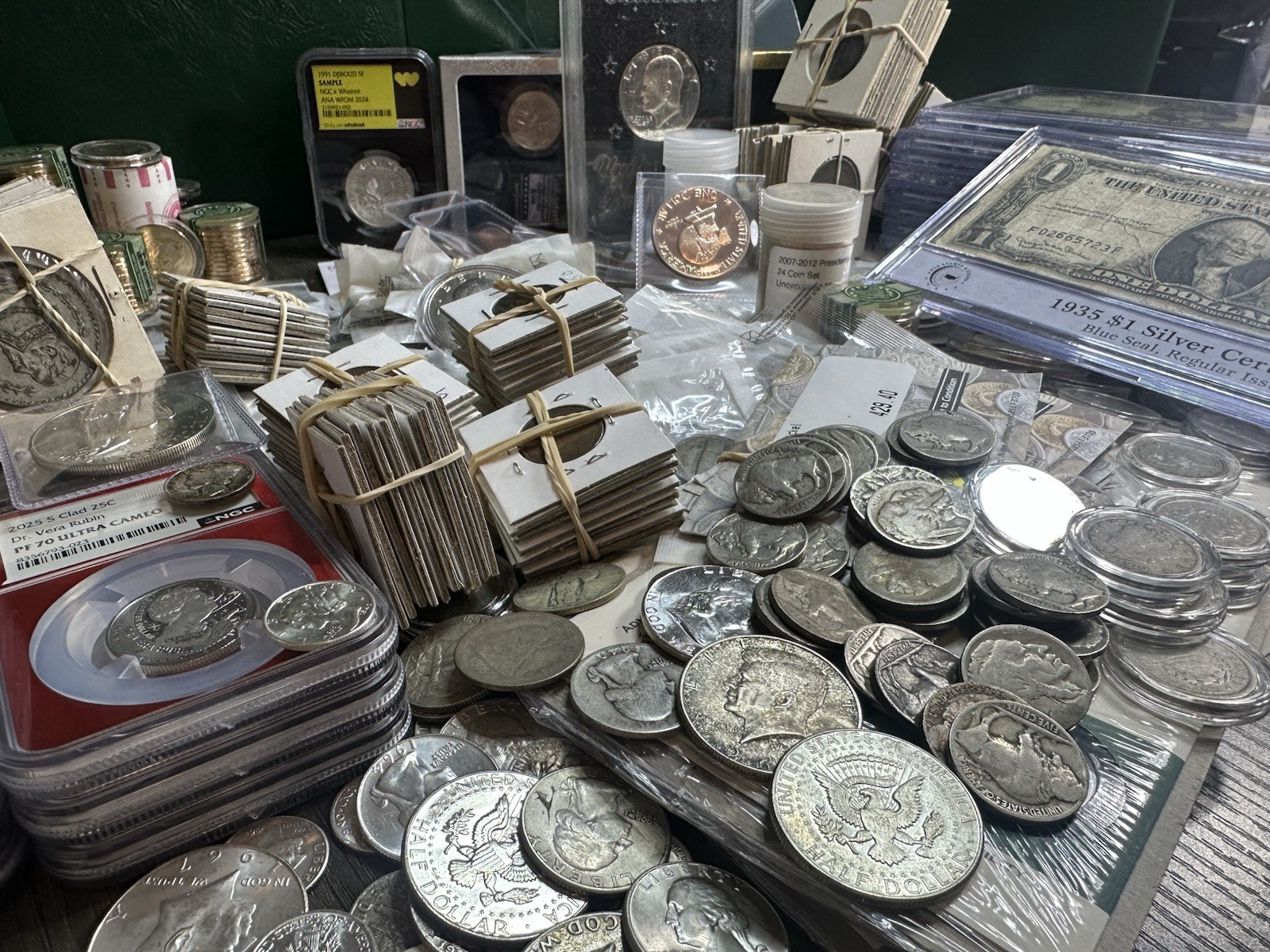 Old U.S. & World Estate Coin Lots - Littleton Coin, Danbury, PCS, IGS, Silver,