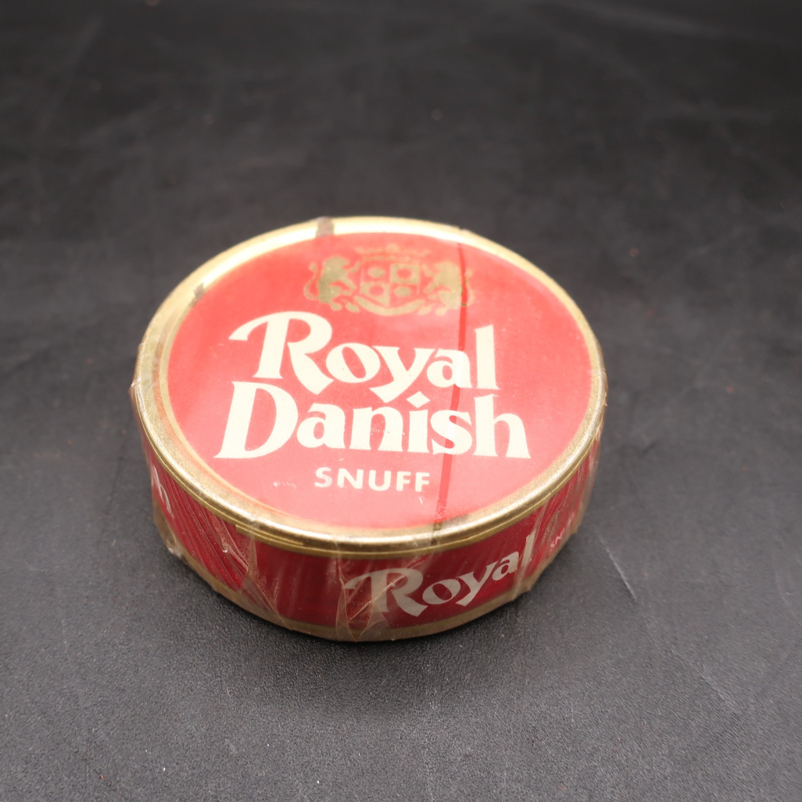 Royal Danish Snuff Tin Tobacco Can Paper Label - RARE -L@@K Royal Danish Snuff Tin Tobacco Can Paper Label - RARE -L@@K