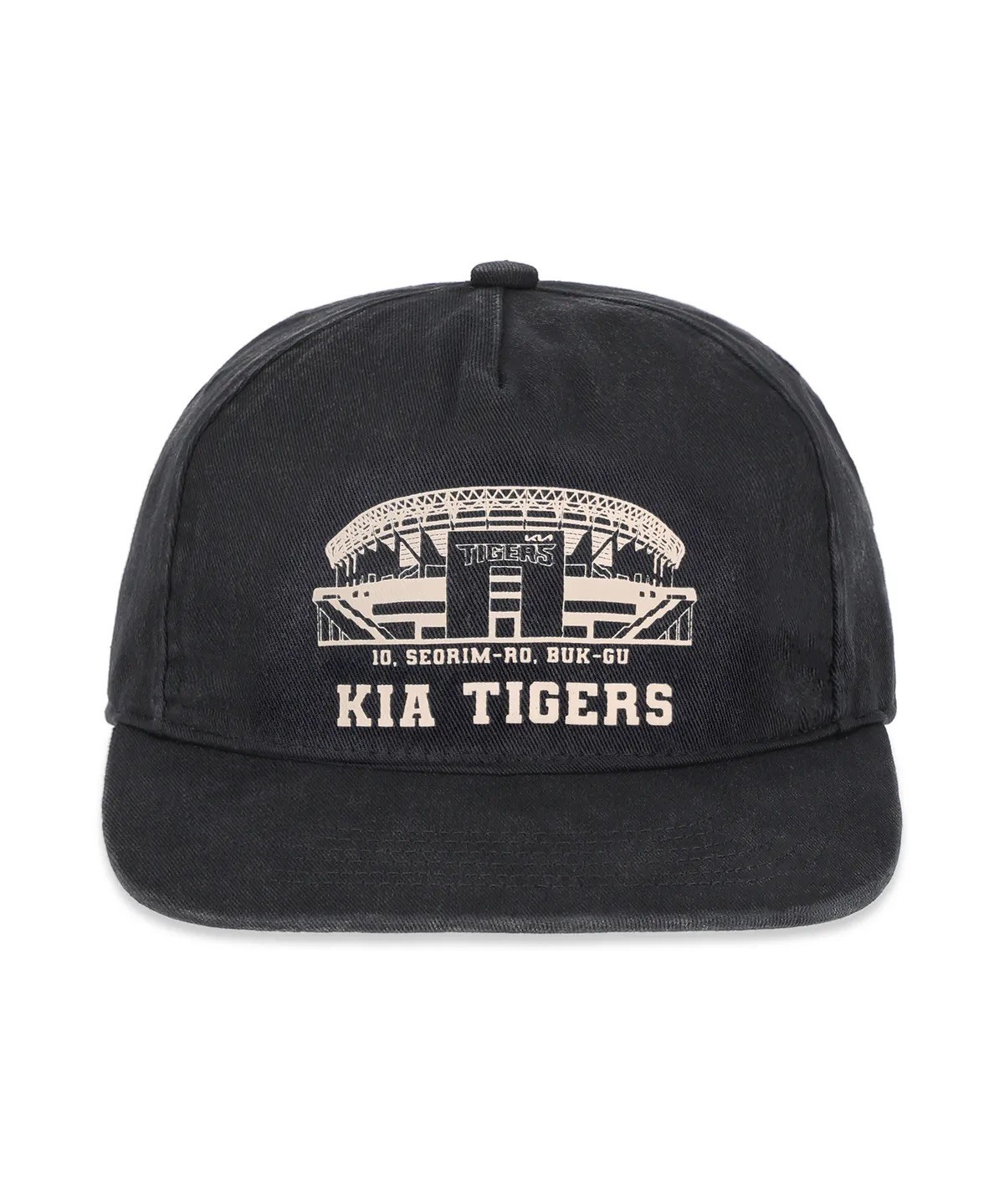 KBO Kia Tigers Ballpark Cap Black Adjustable Korean Baseball Official Hat New