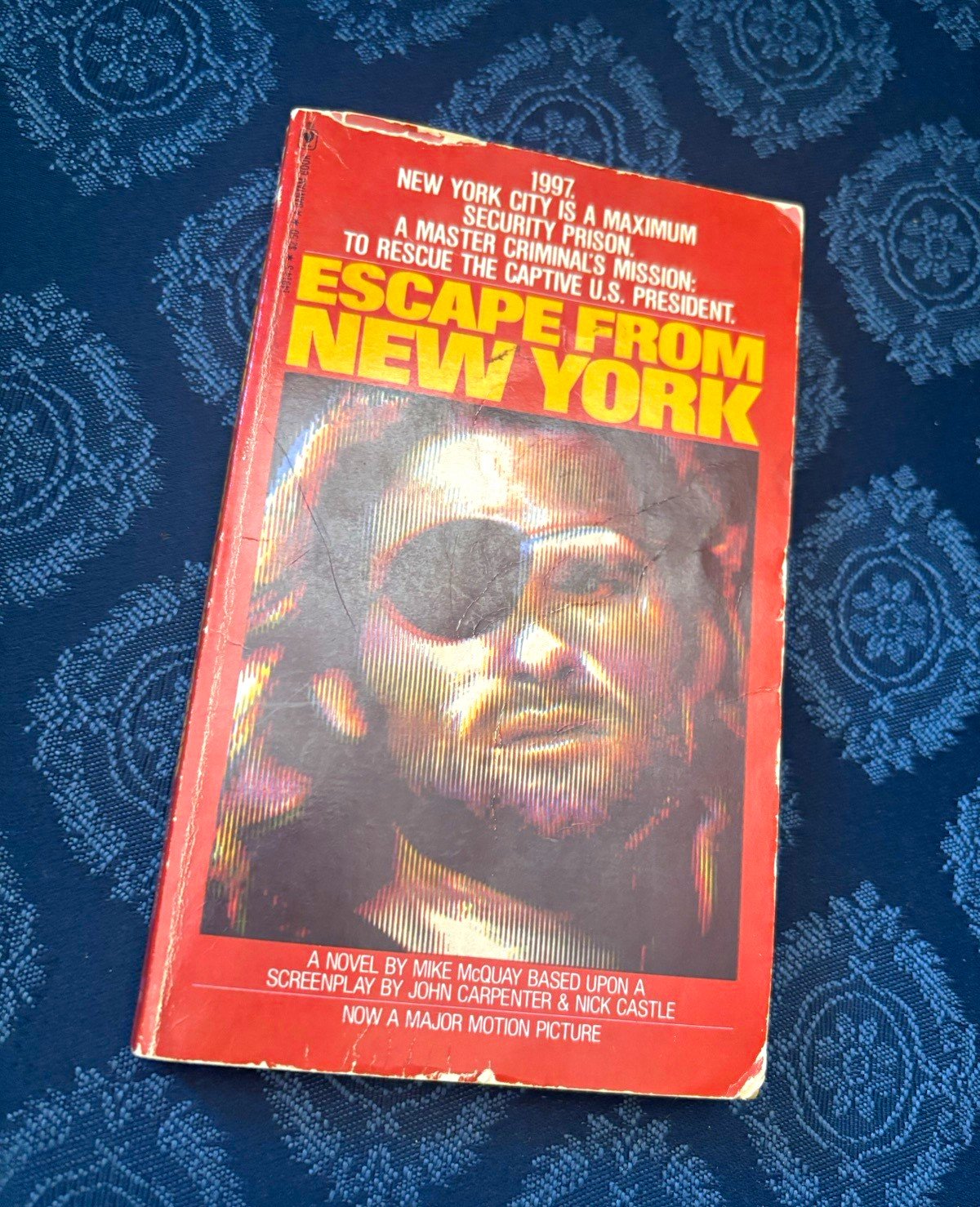 Escape from New York Paperback Novel by Mike McQuay Action Fiction Movies
