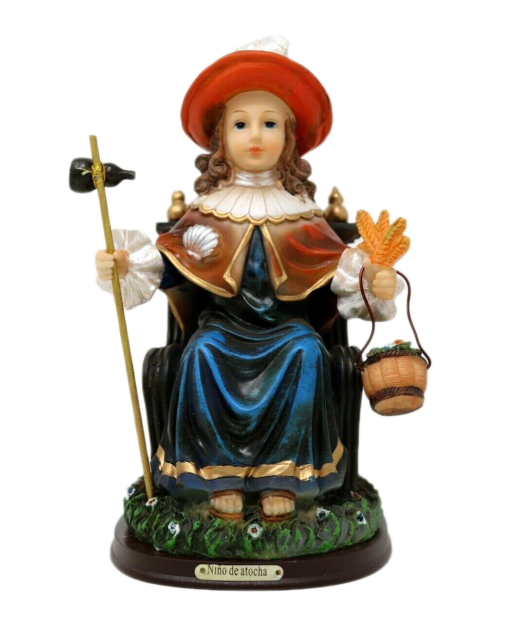  12” Santo Niño de Atocha Infant Resin Statue Figurine Estatua Figura New