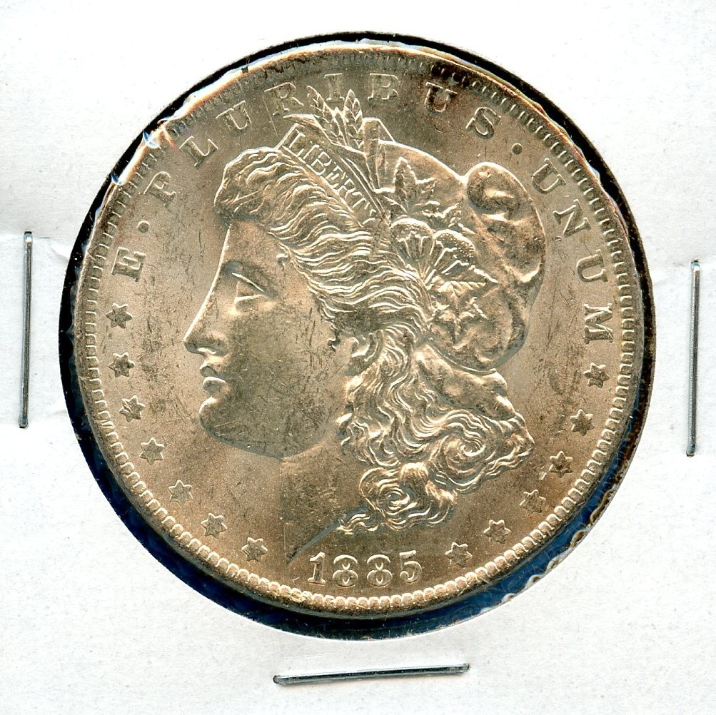 1885 O Morgan Dollar $1 US Mint Silver #75 Coin BU MS Uncirculated 1885-O 1885 O Morgan Dollar $1 US Mint Silver #75 Coin BU MS Uncirculated 1885-O
