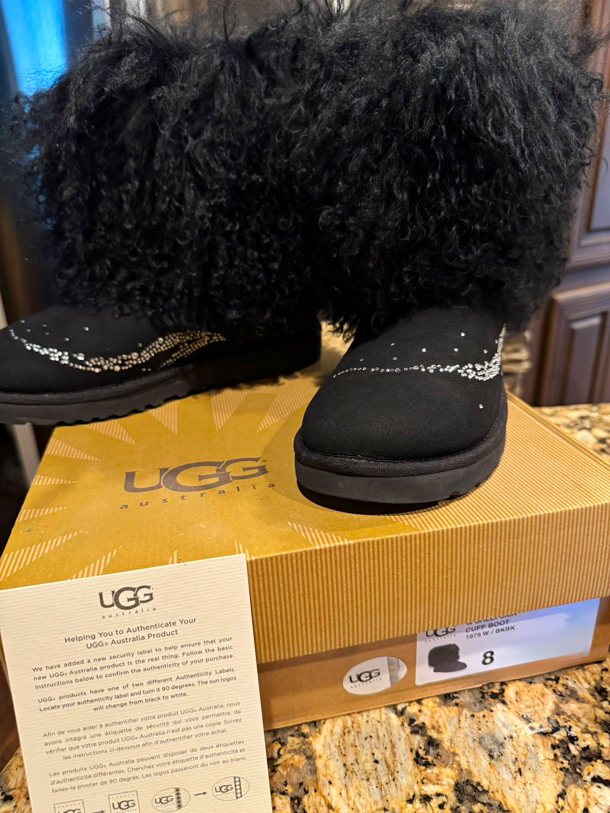 UGG Mongolian fur women’s size 8 new with box. UGG Mongolian fur women’s size 8 new with box.