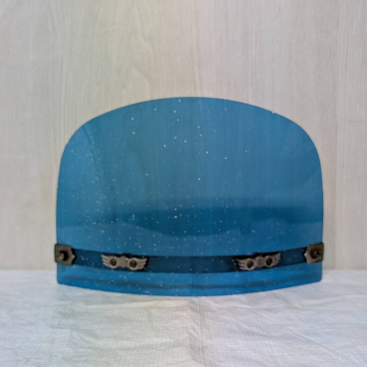 ​RARE Vintage Tokyo Fubou Blue Glitter Flake Windshield Screen JDM Old School 