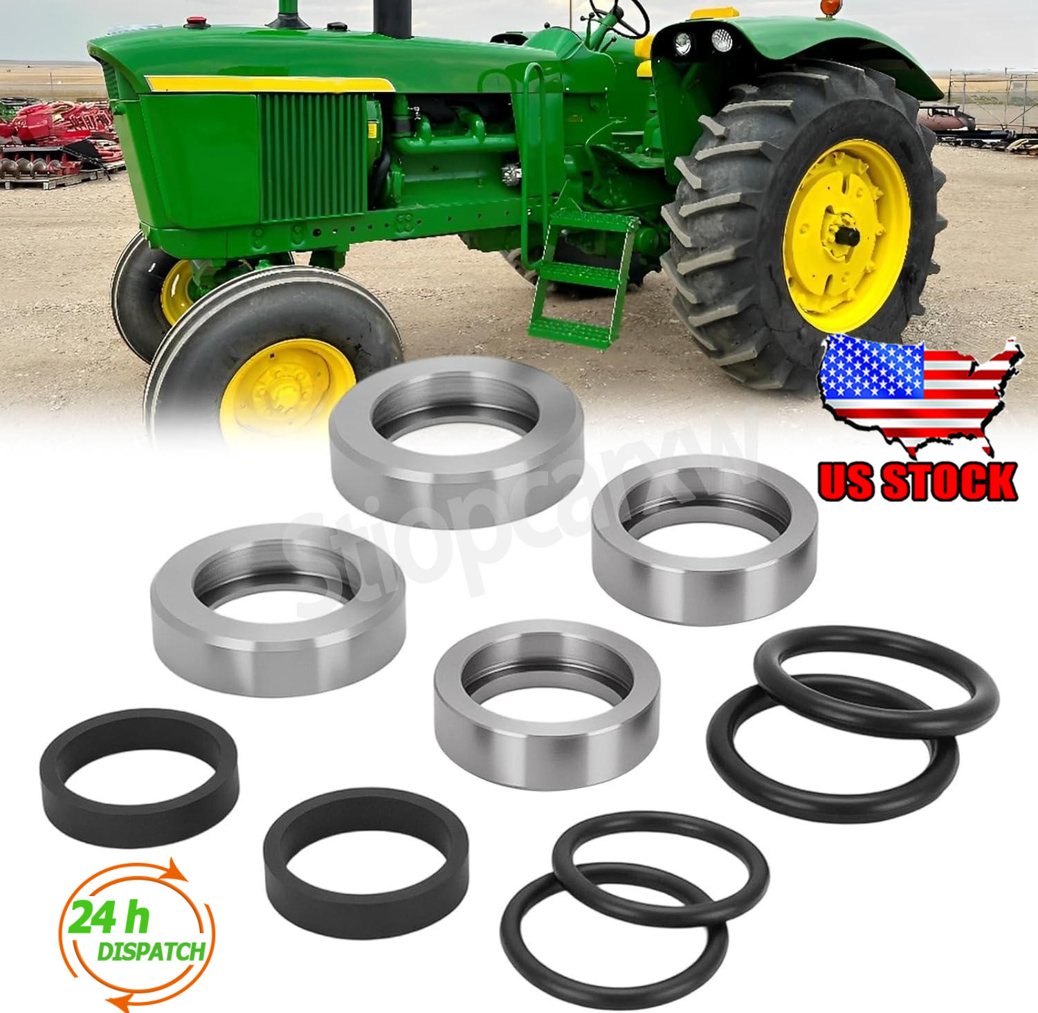 Load Shaft Seal Master Kit For John Deere 4010 4020 5010 5020 Bushings & Orings