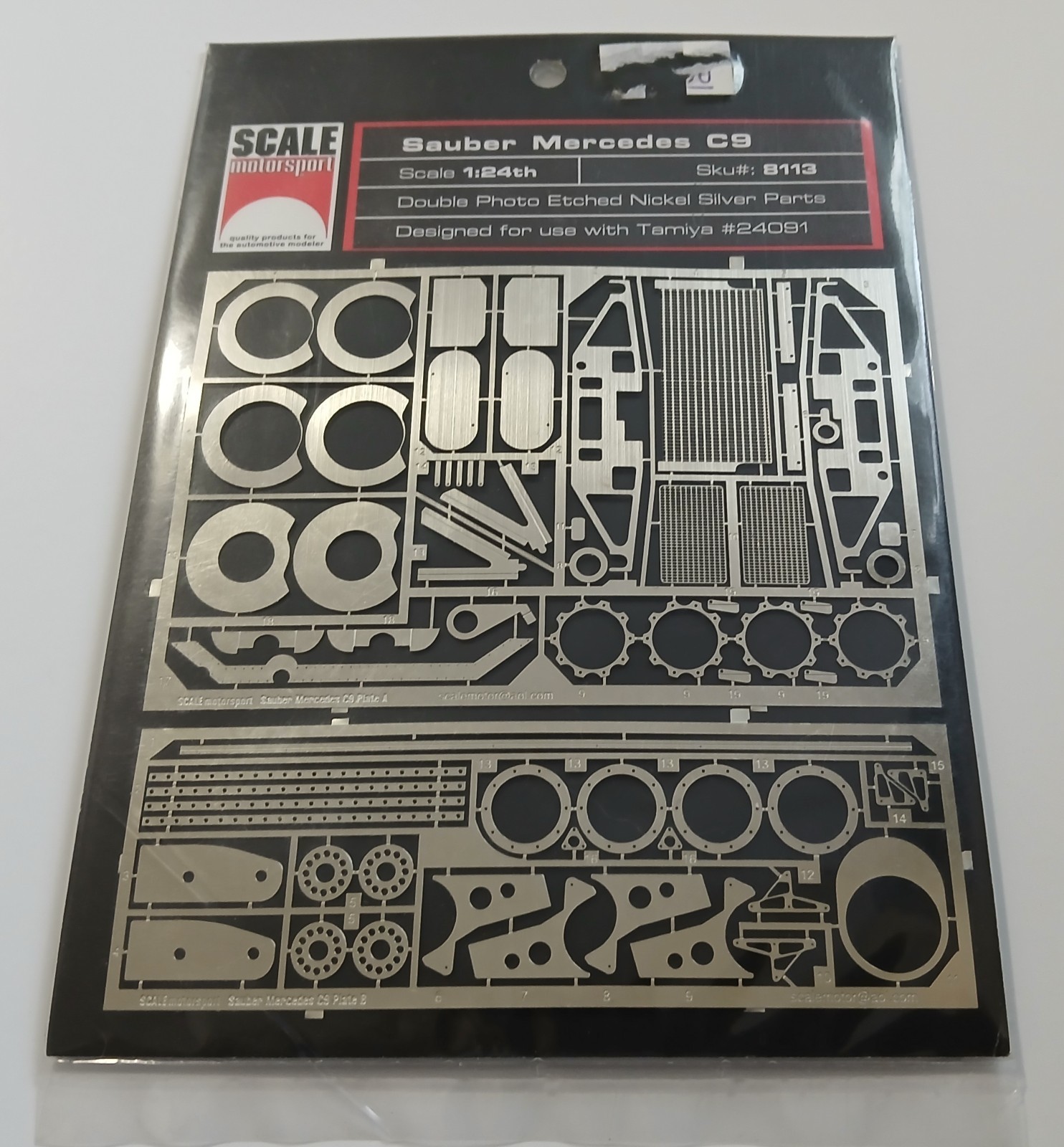SCALE MOTORSPORTS 1/24 SAUBER MERCEDES BENZ C9 METAL PHOTO ETCH PARTS FOR TAMIYA