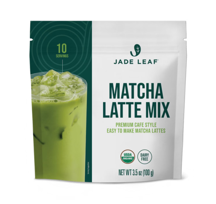 Jade Leaf Matcha, Organic Latte Mix, Powdered Tea, 3.5 Oz Jade Leaf Matcha, Organic Latte Mix, Powdered Tea, 3.5 Oz