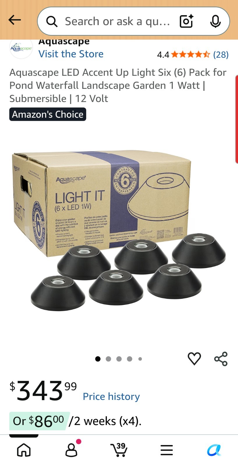 aquascape Accent Light It 6 Pack Led Lights aquascape Accent Light It 6 Pack Led Lights