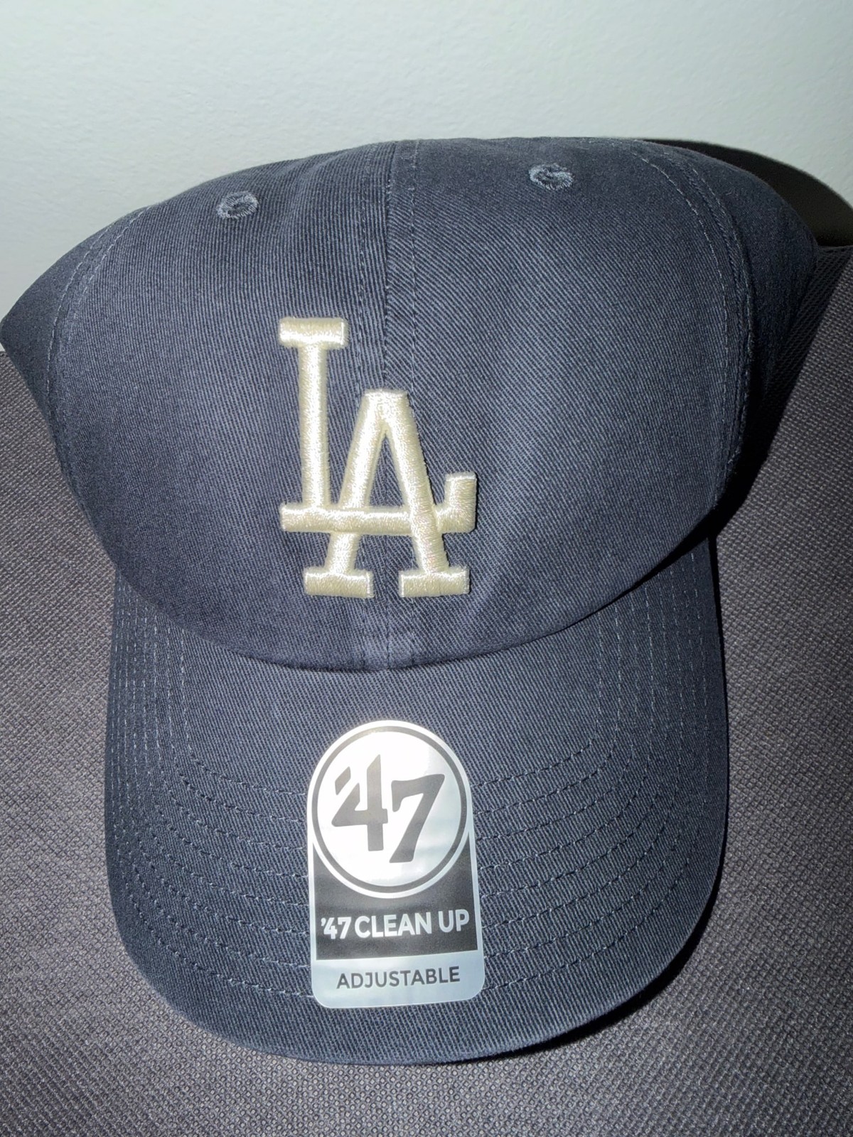 Los Angeles Dodgers  47 Brand Baseball Cap Strapback Navy Gold