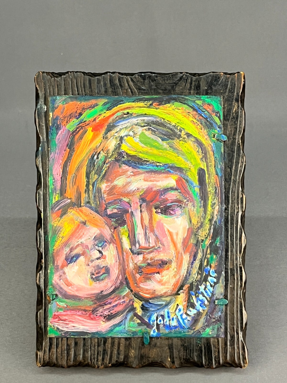 Jadvyga Paukstiene Oil Painting Lithuanian Modernist 10\