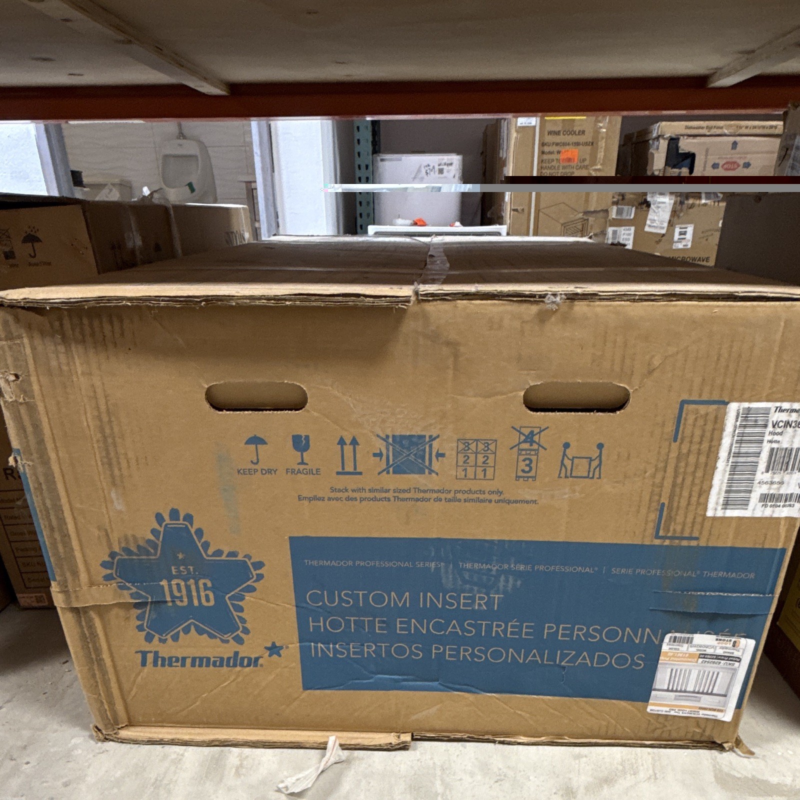 Thermador VCIN36GWS，36” Professional Custom Insert Hood