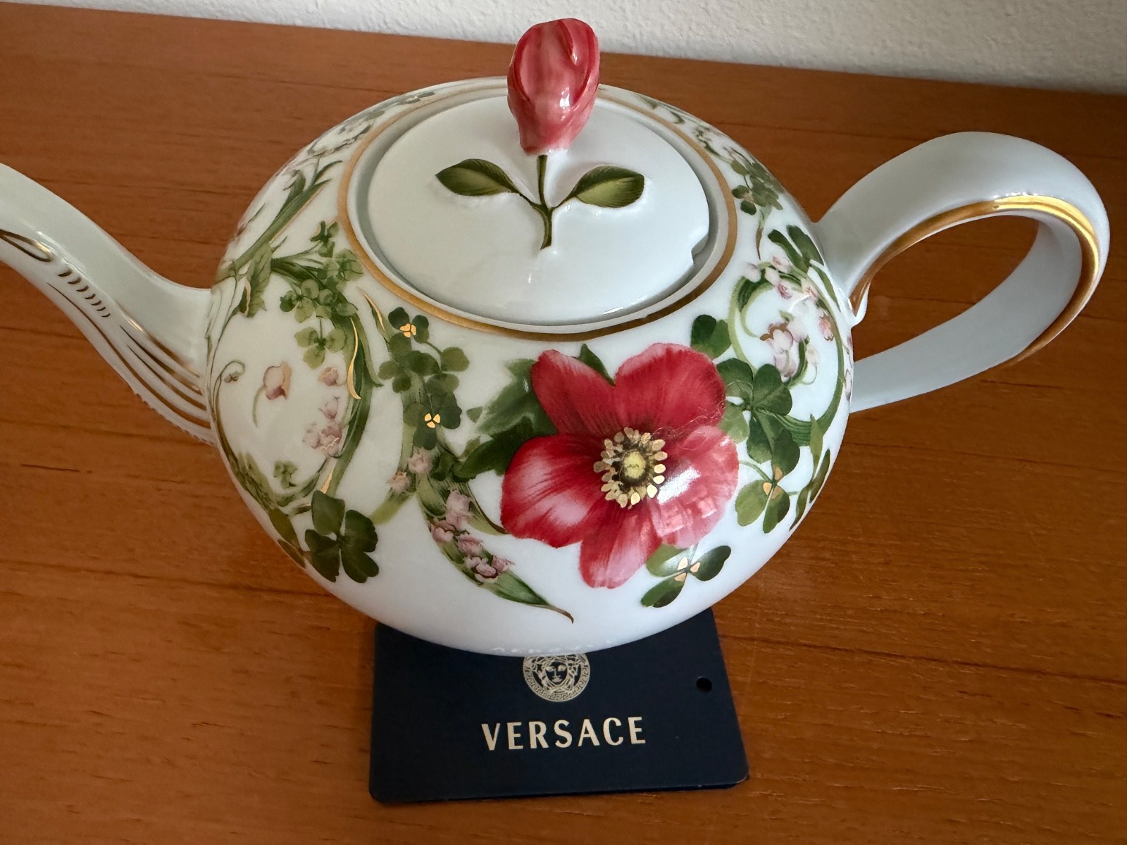 Versace tea pot flower garden
