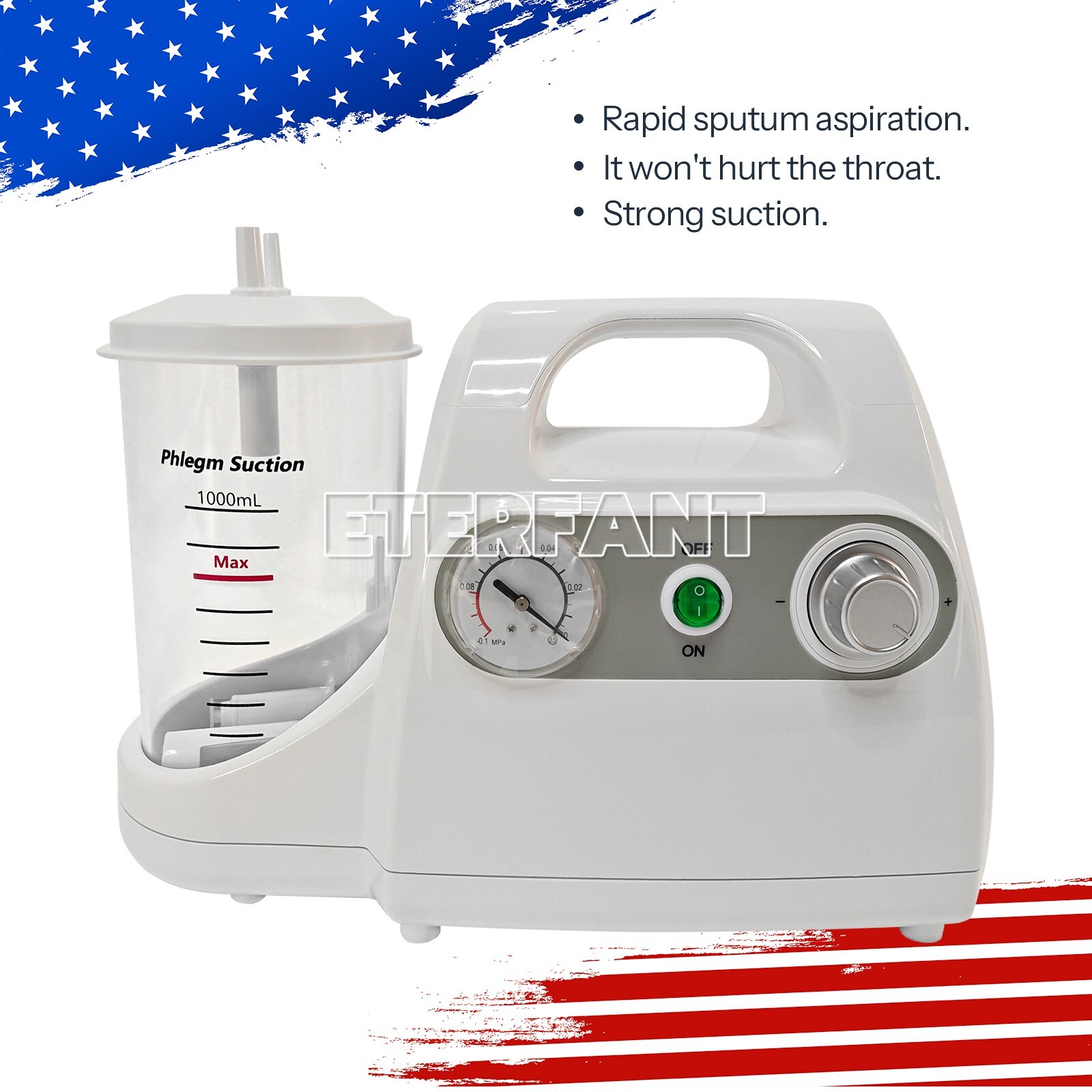 Portable Dental Suction Machine Oral Emergency Vacuum Phlegm Suction Unit