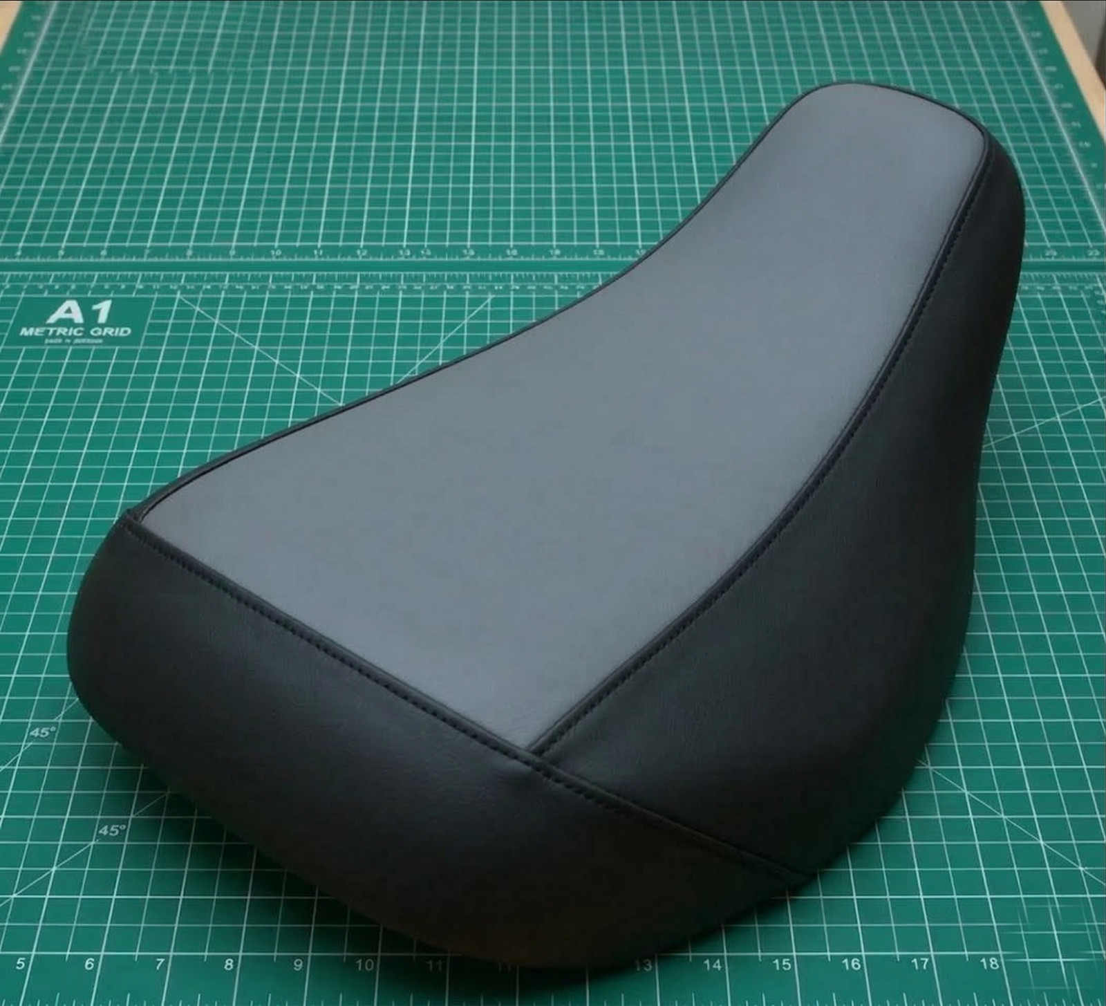 Suzuki Vinson 500 Seat Cover 2002 To 2007 Models Gray Black Vinyl Seat Cover