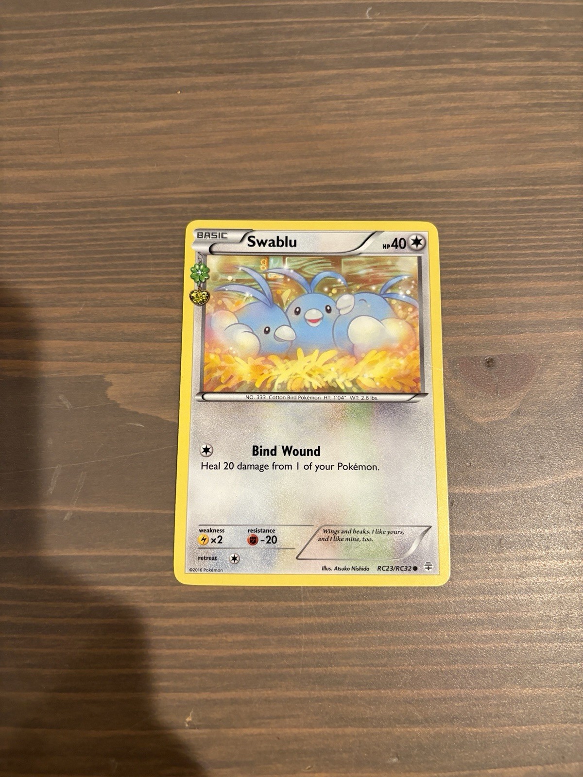 Swablu RC23/RC32 Common Generations Pokemon Lightly Played Swablu RC23/RC32 Common Generations Pokemon Lightly Played