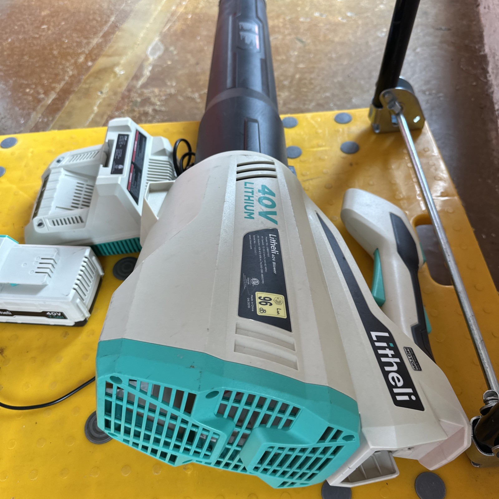 LiTHELi Leaf Blower  40V Cordless Kit w/ Battery & Charger Lithium ITested Wrkng