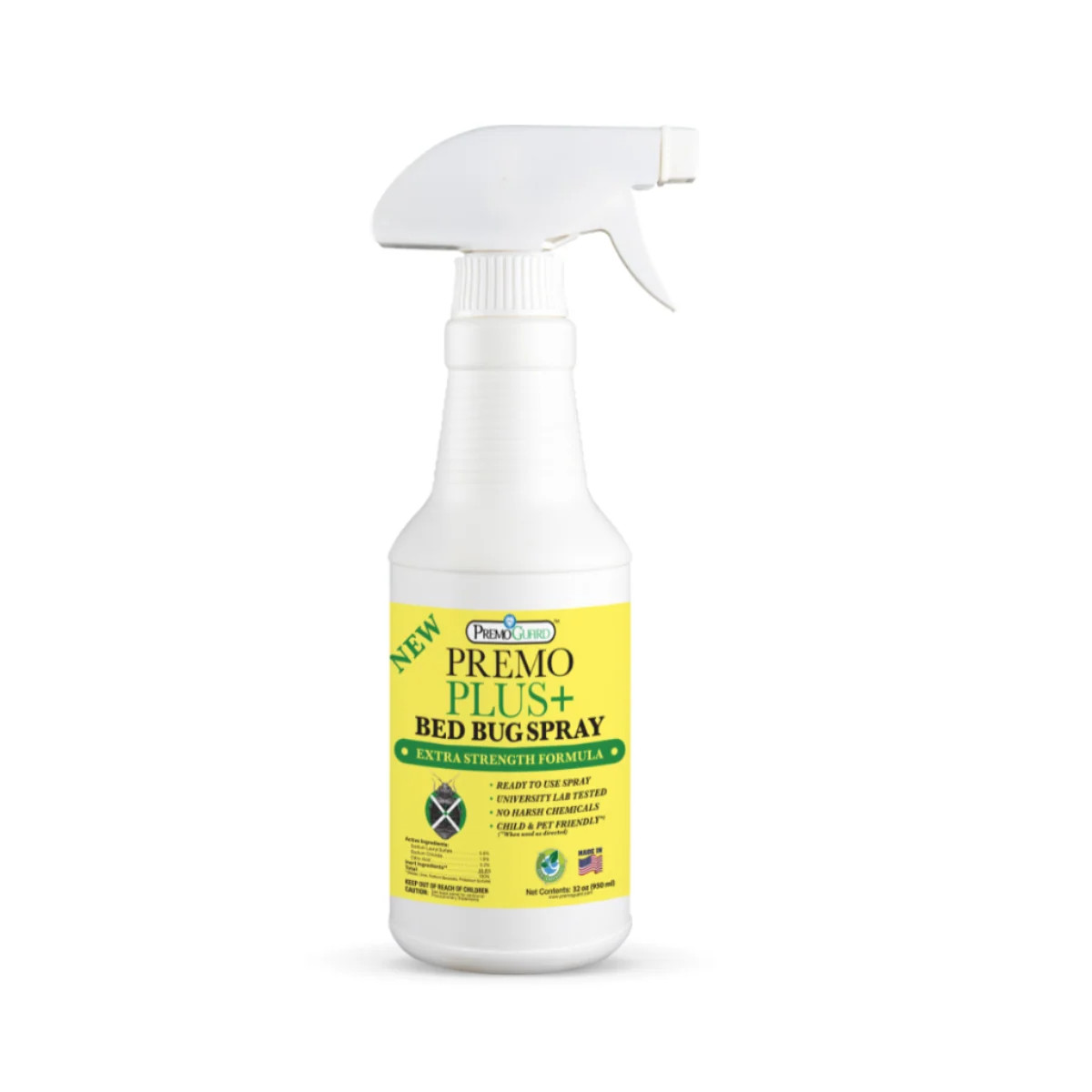 Bed Bug Plus Spray | Natural & Non-Toxic Bed Bug Killer | Premo Guard Bed Bug Plus Spray | Natural & Non-Toxic Bed Bug Killer | Premo Guard