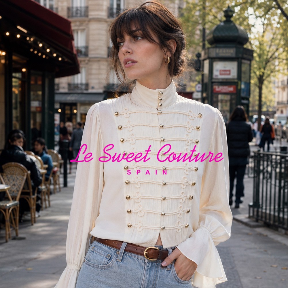ZARA WOMAN NWT FW26 ECRU ZW ROMANTIC FROG FASTENING SHIRT ALL SIZES 5107/246/712 ZARA WOMAN NWT FW26 ECRU ZW ROMANTIC FROG FASTENING SHIRT ALL SIZES 5107/246/712