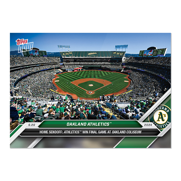 Oakland Athletics - 2024 MLB Topps Now Card 760 - Print Run: 5387