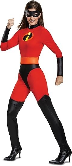 Disguise The Incredibles Mrs. Incredible Classic Costume for Women ,Size M(8-10)