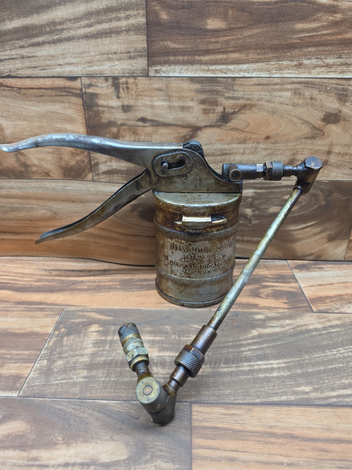 Vintage Jiffy Automotive Lubricator Fargo ND Vintage Jiffy Automotive Lubricator Fargo ND