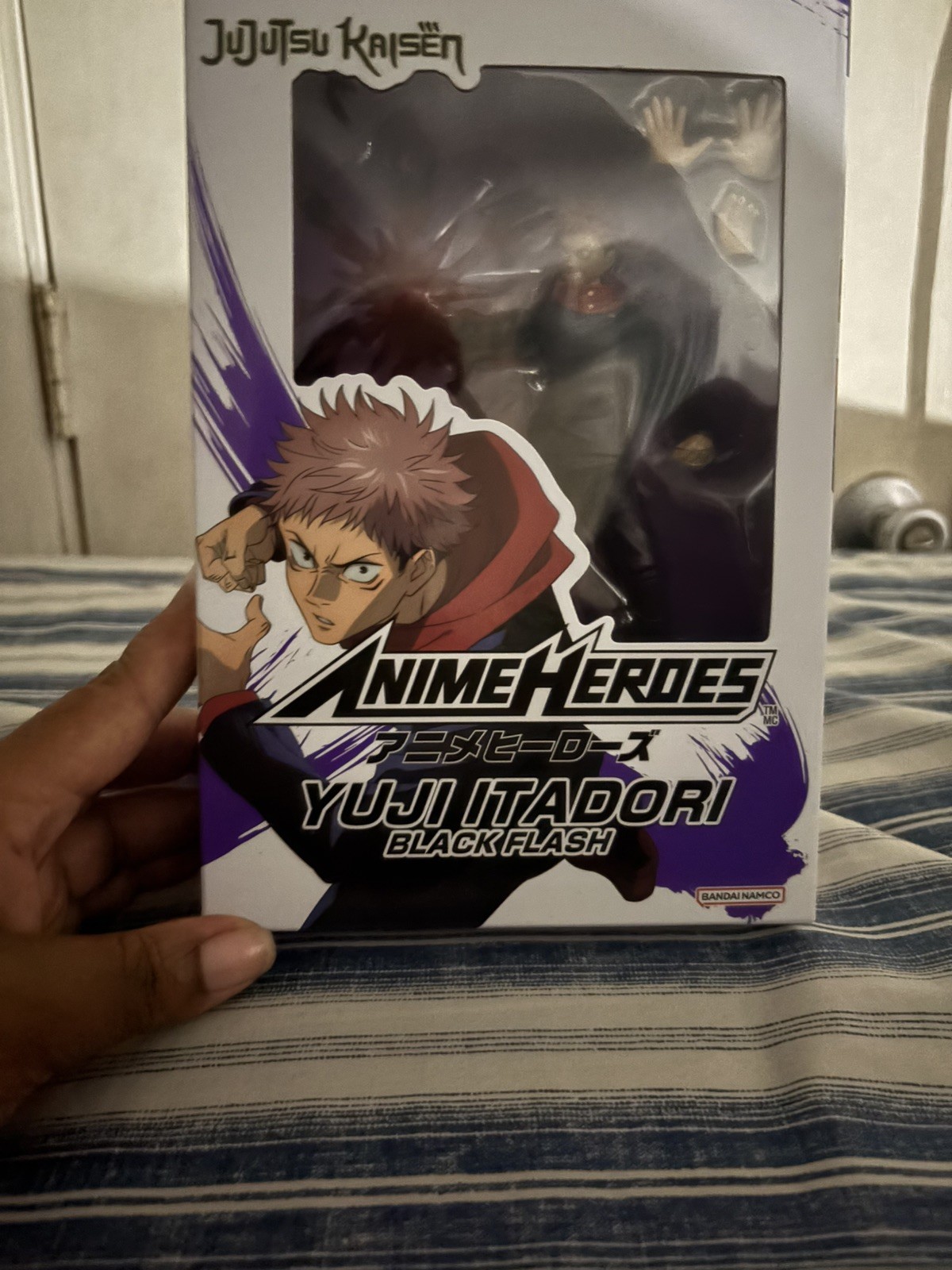 Bandai Namco Jujutsu Kaisen Anime Heroes YUJI ITADORI Black Flash Figure NEW Bandai Namco Jujutsu Kaisen Anime Heroes YUJI ITADORI Black Flash Figure NEW