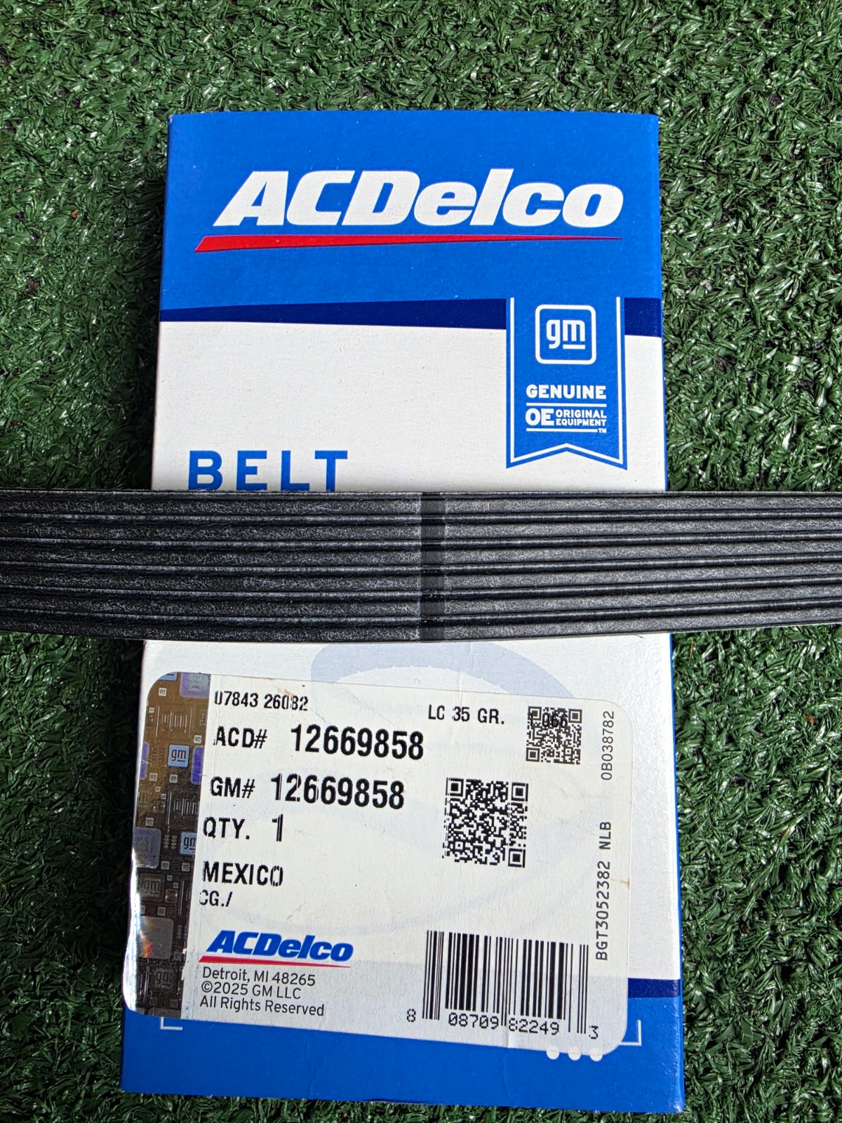 ACDelco 12669858 Serpentine Belt 6PK1750 OEM Drive Belt. Chevy / GMC / Cadillac ACDelco 12669858 Serpentine Belt 6PK1750 OEM Drive Belt. Chevy / GMC / Cadillac