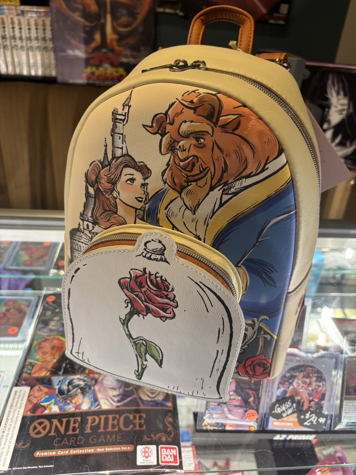 Loungefly Disney Beauty And The Beast Couple Rose Mini Backpack New Loungefly Disney Beauty And The Beast Couple Rose Mini Backpack New