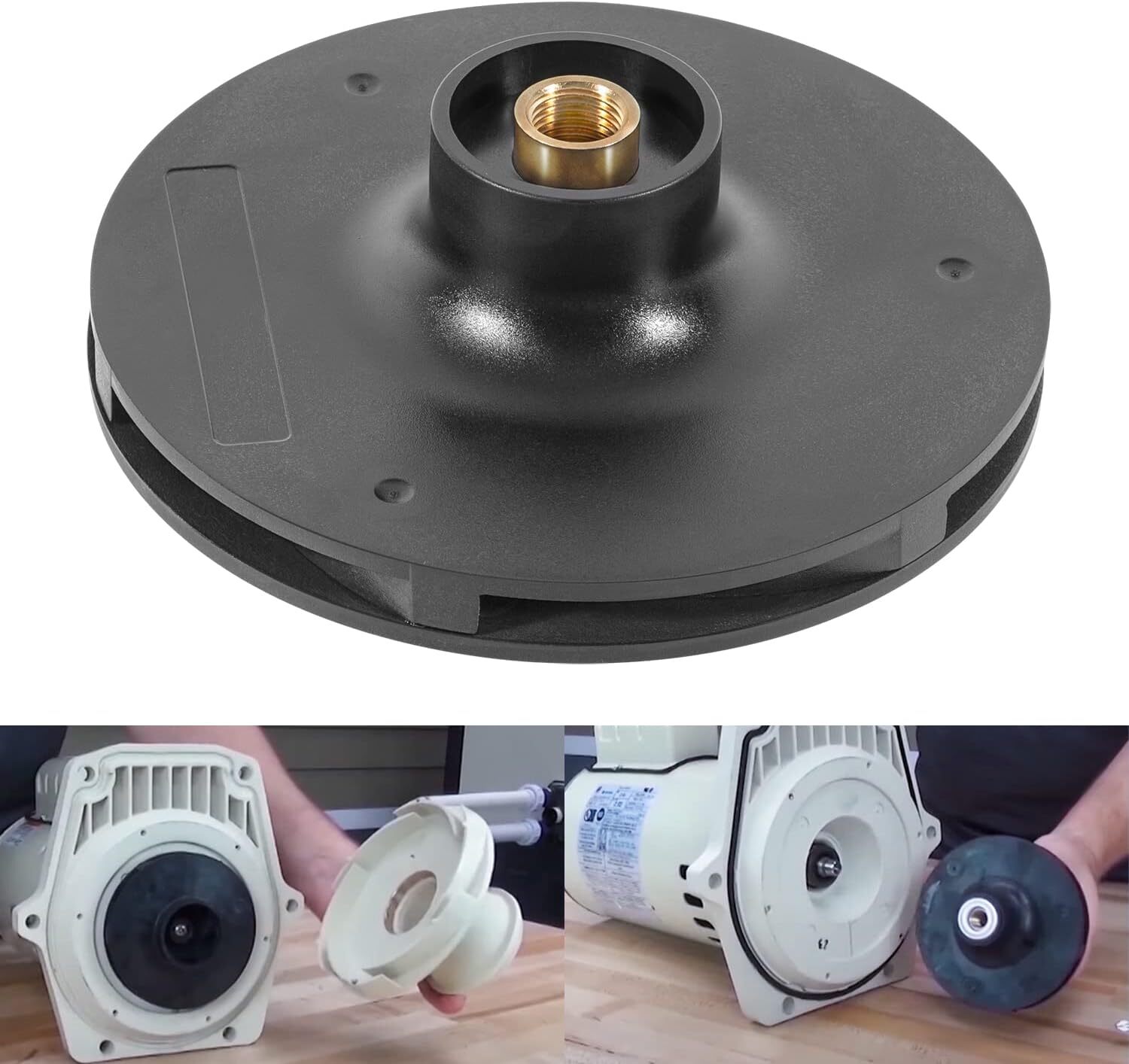 Replacement 073129 Pump Impeller Upgraded for 1-1/2 HP WhisperFlo Pump Impeller