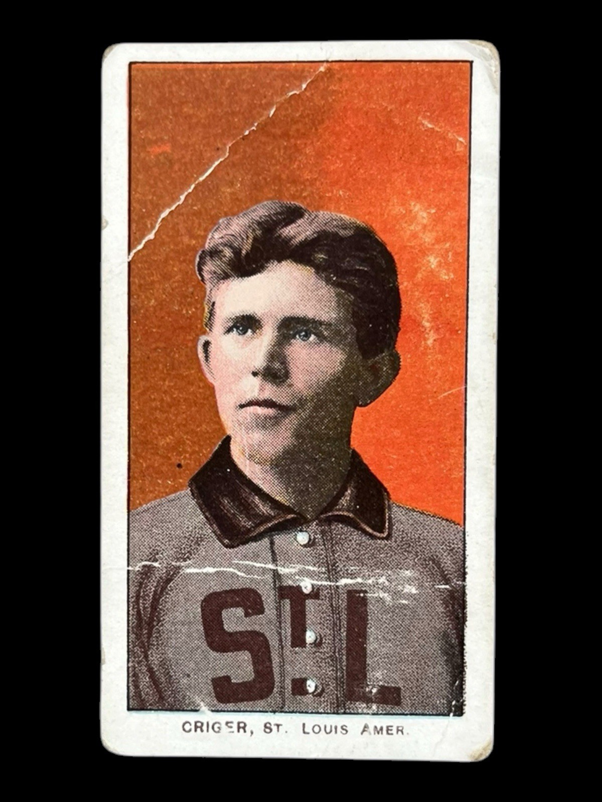 Vintage 1909-11 T206 Lou Criger St Louis Cardinals Sweet Caporal Baseball Card Vintage 1909-11 T206 Lou Criger St Louis Cardinals Sweet Caporal Baseball Card