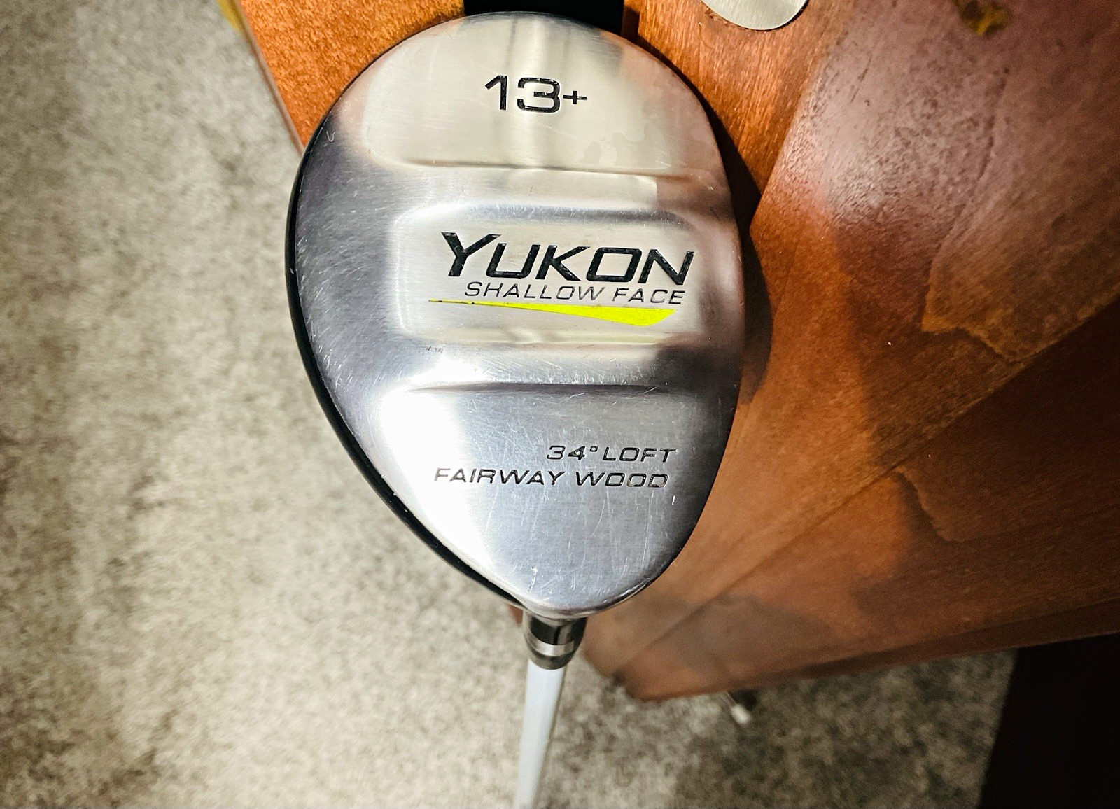 Pinemeadow Yukon Shallow Face 13+ Fairway Wood 34° Graphite Right-Handed Pinemeadow Yukon Shallow Face 13+ Fairway Wood 34° Graphite Right-Handed