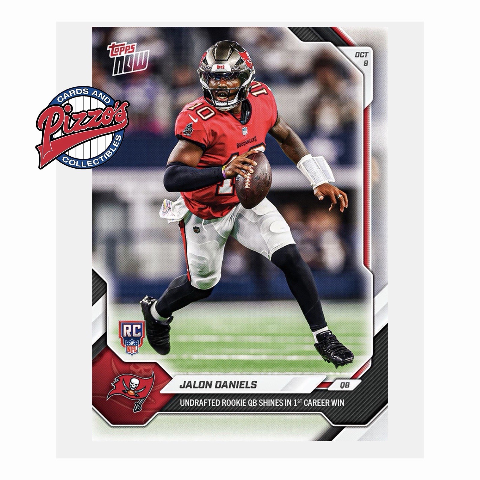 Jalon Daniels RC 1st Win 2026 NFL Topps NOW Card 48 Presale