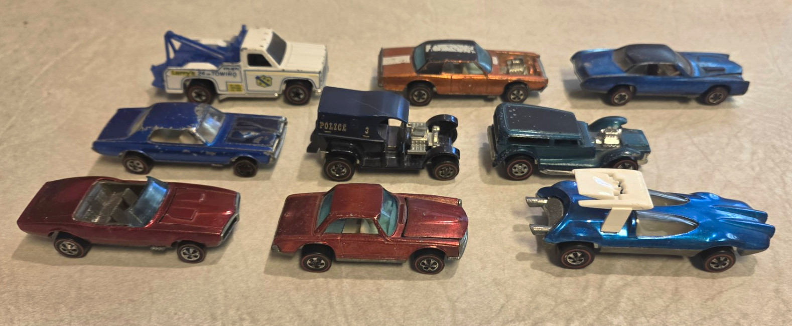 Hot Wheels Redlines Vintage 1:64 Diecast Car Lot 8 Custom Eldorado Police Hot Wheels Redlines Vintage 1:64 Diecast Car Lot 8 Custom Eldorado Police