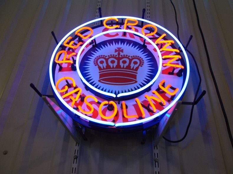 Red Crown Gasoline Oil Gas Fuel 24\