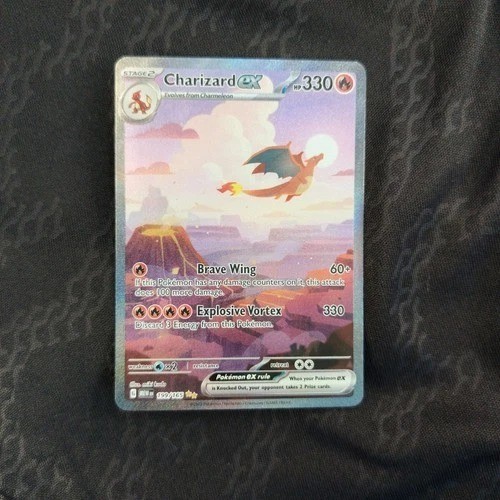 Pokemon SV Scarlet & Violet 151 Charizard EX Card 199/165 Sir Pokemon SV Scarlet & Violet 151 Charizard EX Card 199/165 Sir