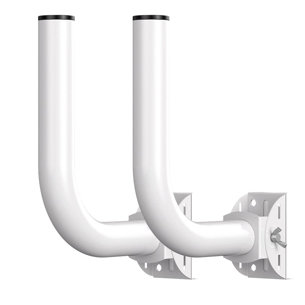 Universal Wireless Bridge Bracket Mount - 2-Pack Adjustable Outdoor Antenna Hold