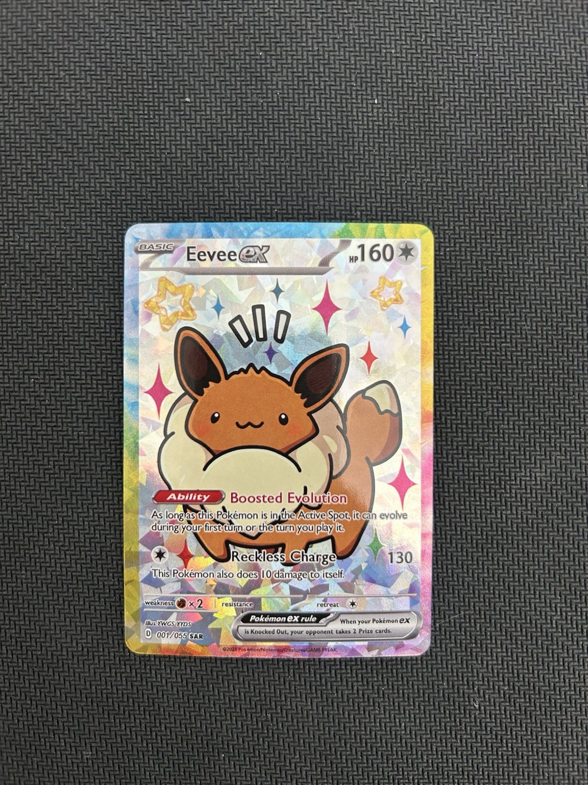 Pokemon Eevee Special Doujin Art Starry Holo Card Pokemon Eevee Special Doujin Art Starry Holo Card