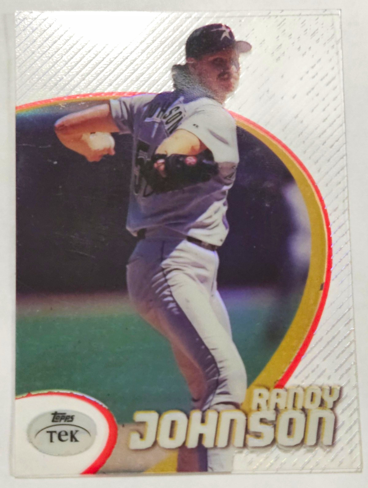1998 Topps Tek #39 Randy Johnson Pattern 78 ACETATE REFRACTOR HOF 1998 Topps Tek #39 Randy Johnson Pattern 78 ACETATE REFRACTOR HOF