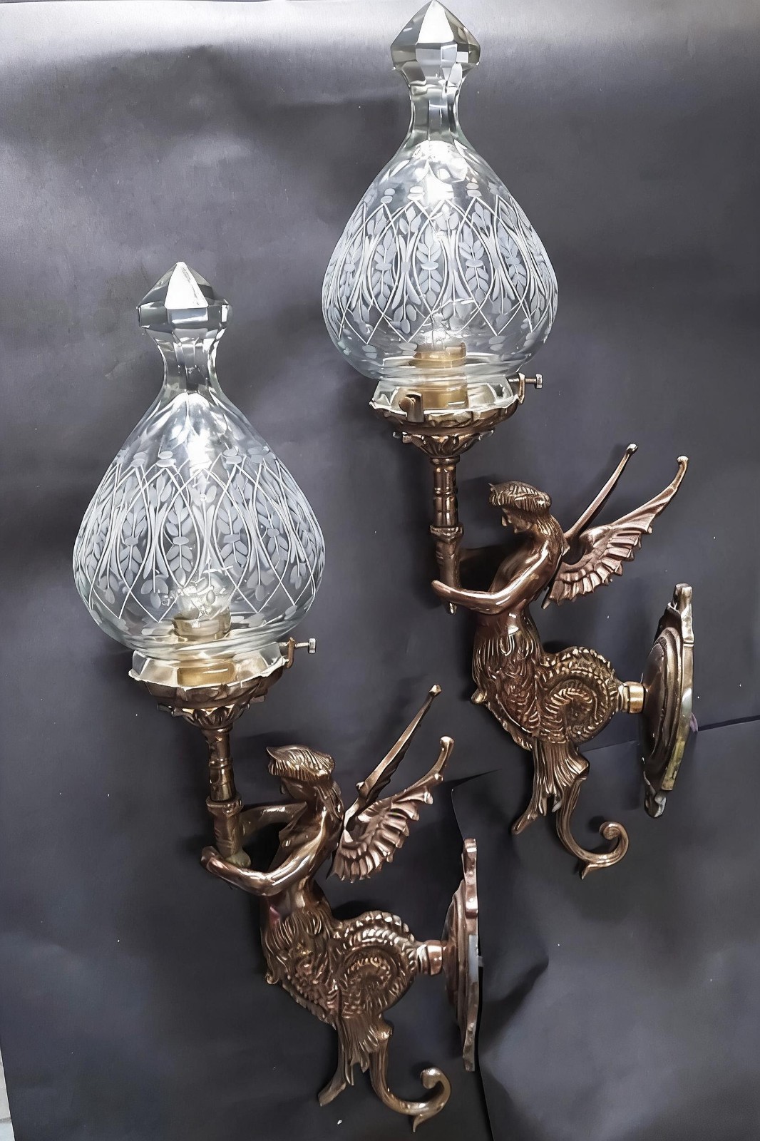 ANTIQUE VINTAGE ART DECO NOUVEAU BRASS MERMAID WALL SCONCES FIXTURE LIGHT LAMP 1 ANTIQUE VINTAGE ART DECO NOUVEAU BRASS MERMAID WALL SCONCES FIXTURE LIGHT LAMP 1