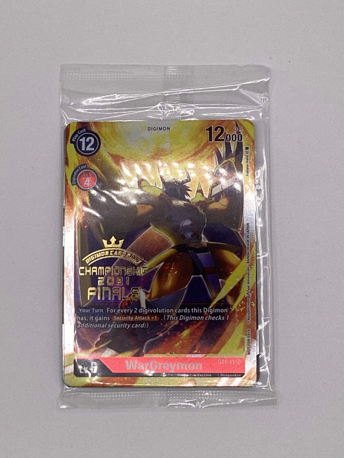 Digimon - Alt-Art Finalist Pack - Championship 2021 - Gold Stamp - Sealed 🔥🔥🔥